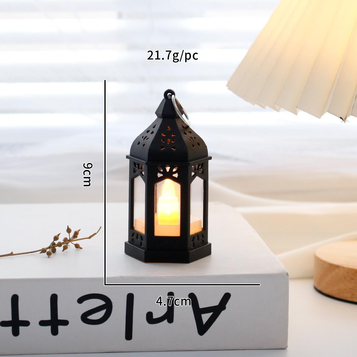 ミニクリエイティブ雰囲気ライトクリスマスレトロ電子キャンドル - Desk Setup Lamp のレビューと価格