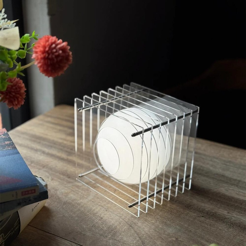 DIY アクリル千層ランプムーンランプデスクトップ装飾中断雰 - Desk Setup Lamp のレビューと価格