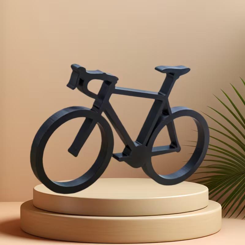 自転車彫刻 3Dプリント ミニマリストバイクアート モダンサ - Desk Setup Minimalist のレビューと価格