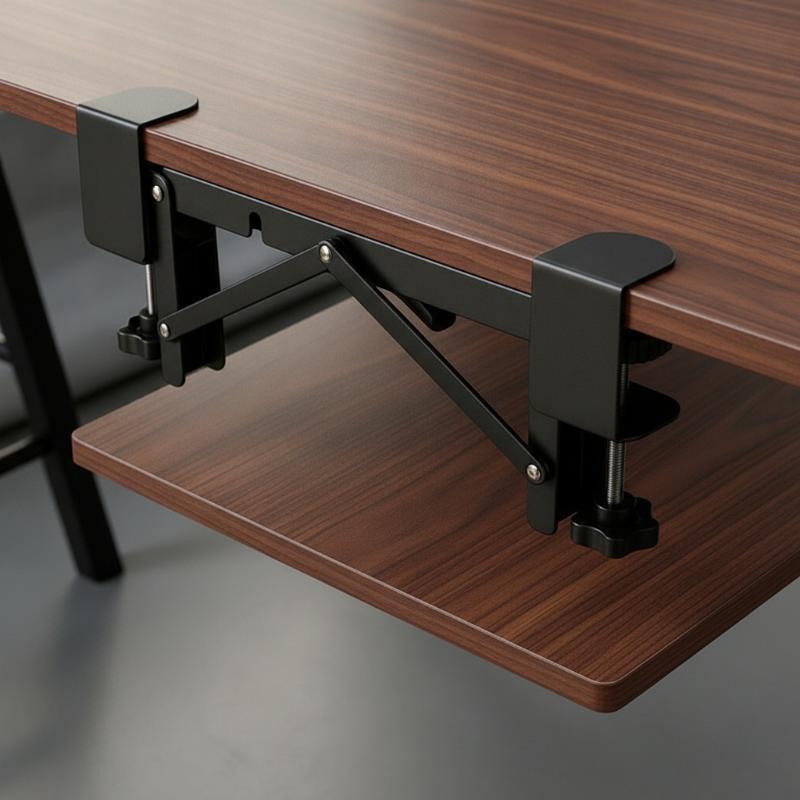 L字型デスクトップ拡張ブラケット、穴あけ不要、省スペース、安 - Desk Setup L Shaped のレビューと価格