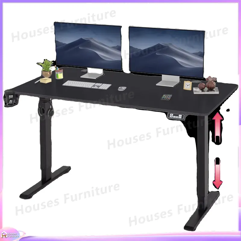 大型ゲーミングコンピューターデスク RGB LEDライト付き - Desk Setup L Shaped のレビューと価格